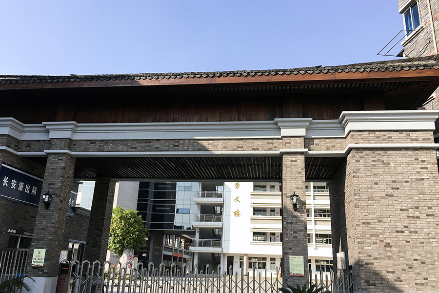 Renovace Youth Road ve městě Chang'an, Haining (žulová a dlaždicová dlažba)