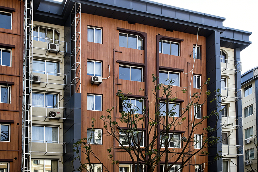 Renovace Lin'an City Center Street (Wood Grain)